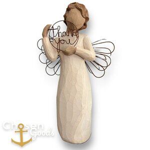 Thank You Angel Willow Tree Figurine With Box “Just For You” Wire Sculpture OB